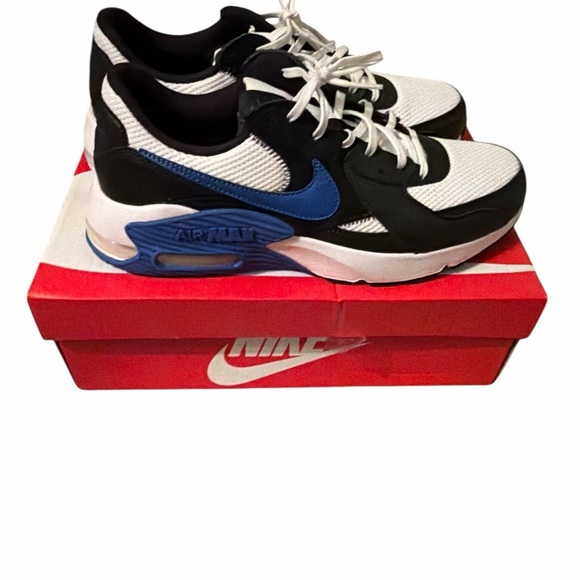 Nike Air Max Excee Black White Blue Sneakers Men’s Size 10 Like New main image 7